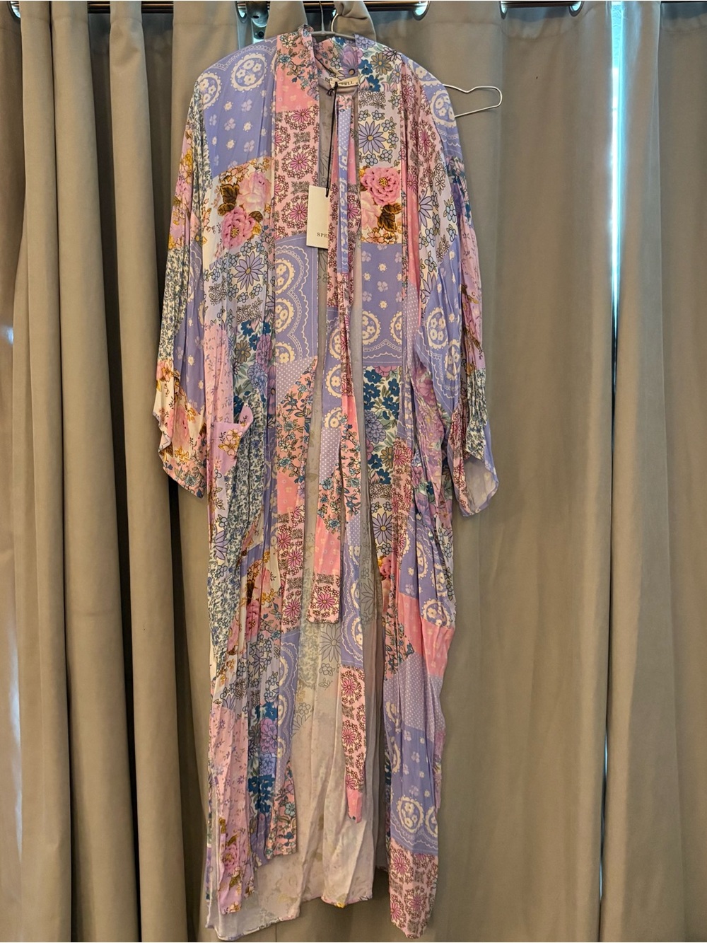 Spell & The Gypsy Collective Renew Patchwork Robe Duster - Picture 4 of 6